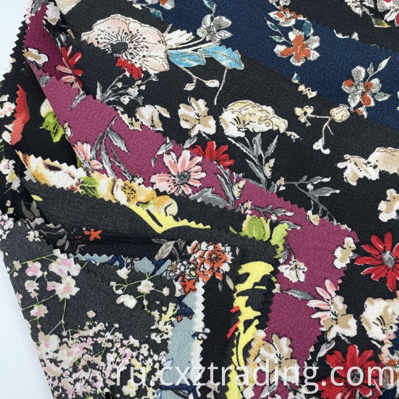 Printed Crepe Fabric Jpg